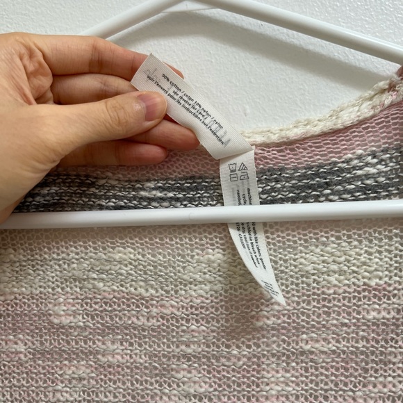 Aeropostale Striped Knit Open Duster Cardigan S - Picture 3 of 5